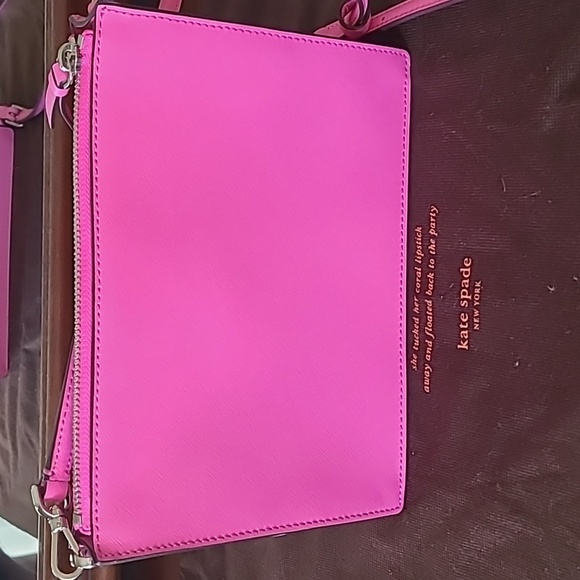 Kate Spade Vibrant Pink Crossbody Bag - Picture 3 of 12